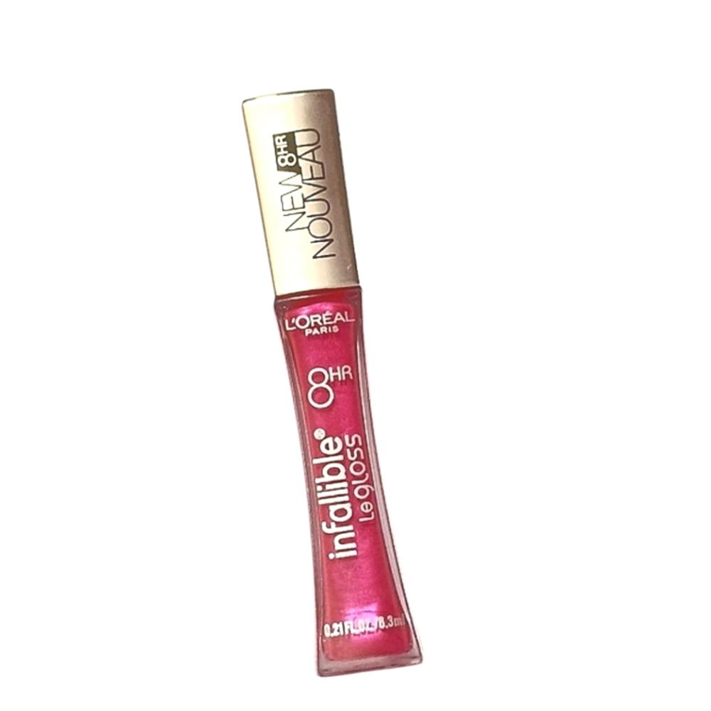 L'Oreal Infallible 8 hour Lip Gloss, 140 Pink Topaz